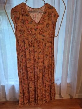 Wonderly Yellow Floral Maxi Dress